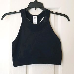 Joy Lab Navy Blue, Mesh-Detail Sports Bra